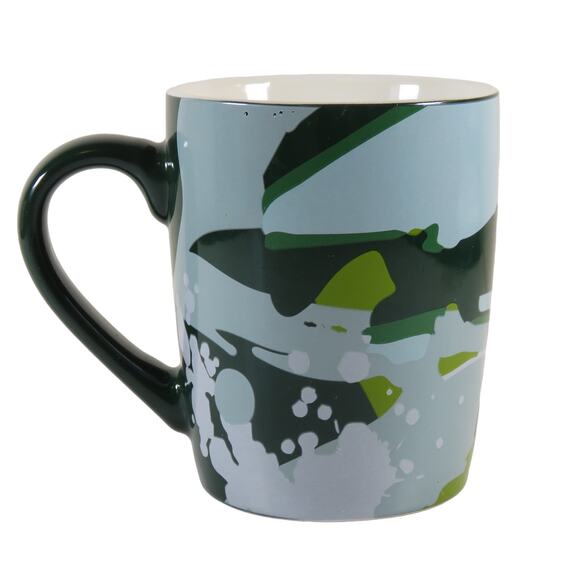 Starbucks Coffee Mug 10oz Abstract Art Ceramic Mug 2021 Green Blue - Picture 9 of 12
